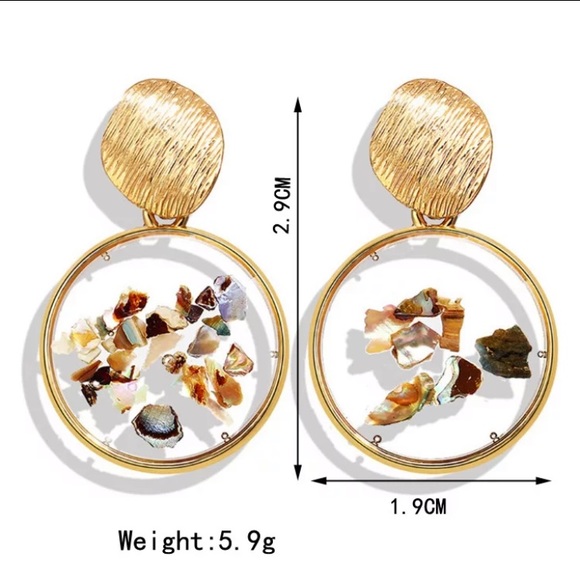 🌟 Fashion Circle Earrings - Picture 2 of 3